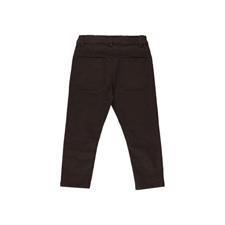 Panço Erkek Çocuk Düğmeli Pantolon Kahve