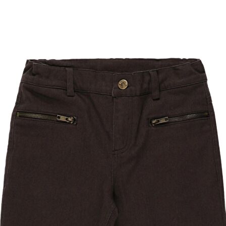 Panço Erkek Çocuk Düğmeli Pantolon Kahve