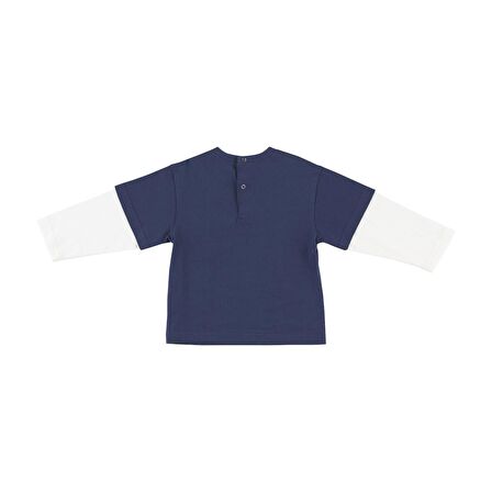 Panço Erkek Çocuk Baskılı T-Shirt Lacivert