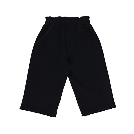 Panço Kız Çocuk Bol Paça Pantolon Lacivert