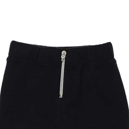 Panço Kız Çocuk Fermuarlı Tayt Lacivert