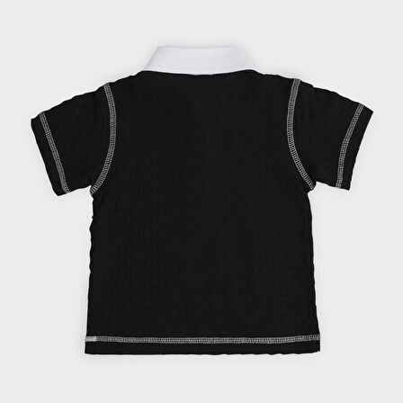 Erkek Çocuk Kontrast T-Shirt Beyaz