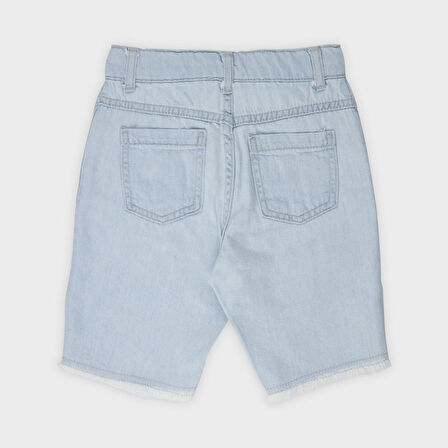 Erkek Çocuk Denim Şort Mavi