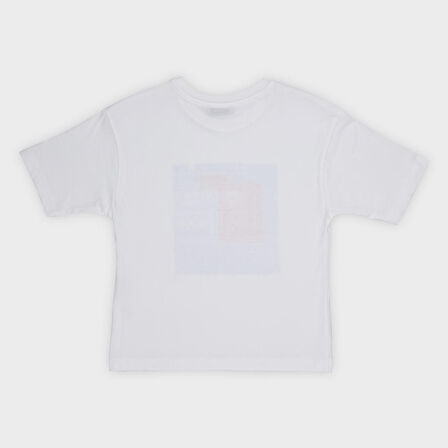 Erkek Çocuk Baskılı T-Shirt Beyaz