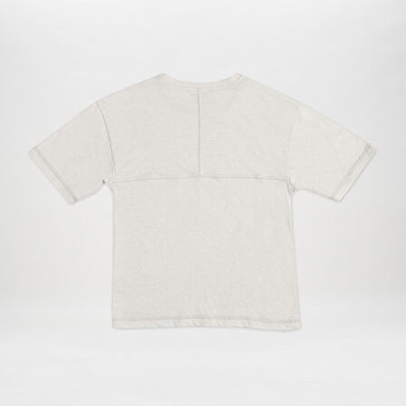 Erkek Çocuk Bej Kısa Kollu T-Shirt Mint