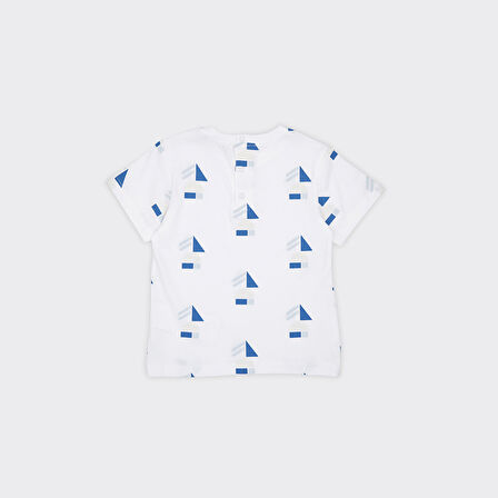 Erkek Çocuk  Baskı Detaylı T-Shirt       