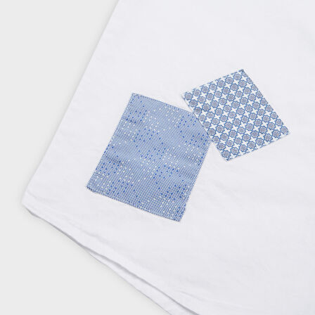 Erkek Çocuk Patch Detaylı Gömlek Beyaz