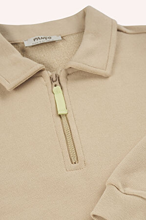 Erkek Çocuk  Yakalı Sweatshirt         