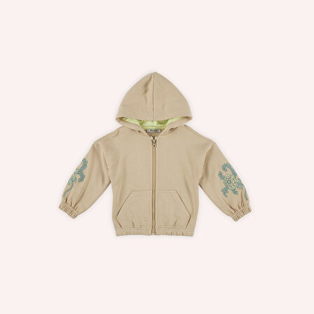 Kız Çocuk  Fermuarlı Sweatshirt         