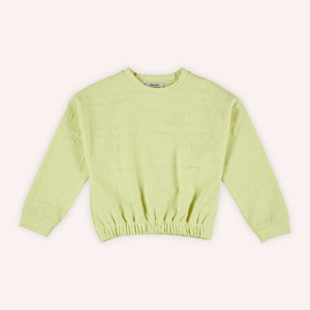 Kız Çocuk Sweatshirt Bej