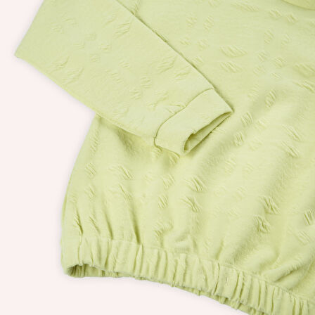 Kız Çocuk Sweatshirt Bej