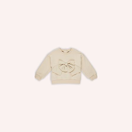 Kız Çocuk  Fiyonk Detaylı Sweatshirt       