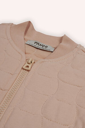 Kız Çocuk Kedi Kapitoneli Fermuarlı Sweatshirt 