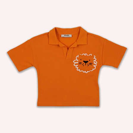 Erkek Çocuk  Yakalı Pike T-Shirt       