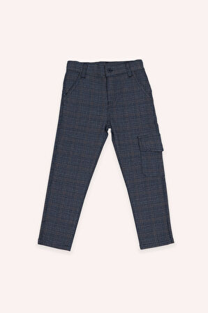 Erkek Çocuk  Ekose Pantolon         