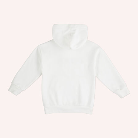 Erkek Çocuk Nakışlı Sweatshirt Ekru
