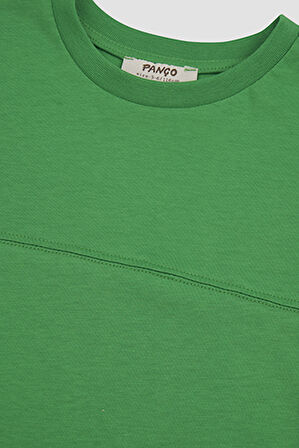 Erkek Çocuk  Bisiklet Yakalı T-Shirt       