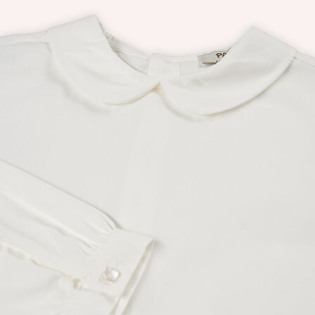 Kız Çocuk  Bebe Yakalı Bluz       