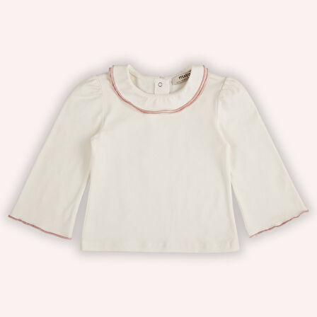 Kız Çocuk Uzun Kollu T-Shirt Gül