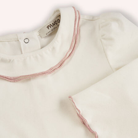 Kız Çocuk Uzun Kollu T-Shirt Gül