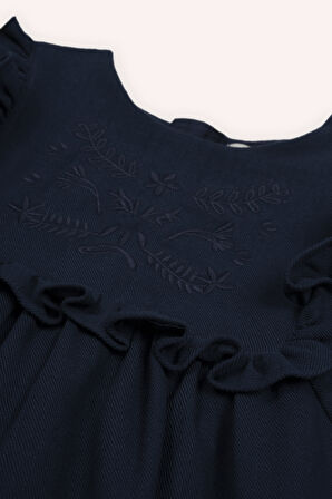 Kız Çocuk Elbise Lacivert