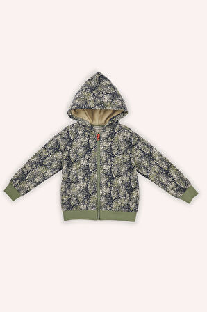 Erkek Çocuk Baskılı Sweatshirt Bej