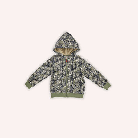 Erkek Çocuk Baskılı Sweatshirt Bej