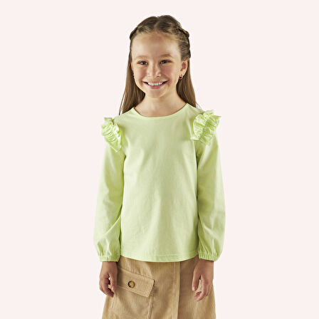 Kız Çocuk  Uzun Kollu T-shirt       