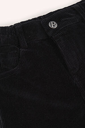 Erkek Çocuk Kadife Pantolon Siyah