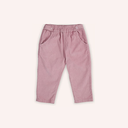 Kız Çocuk Kadife Pantolon Pembe