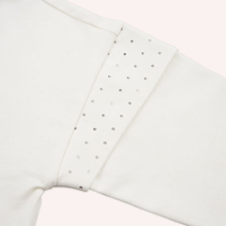 Kız Çocuk Uzun Kollu T-Shirt Gri-Melanj