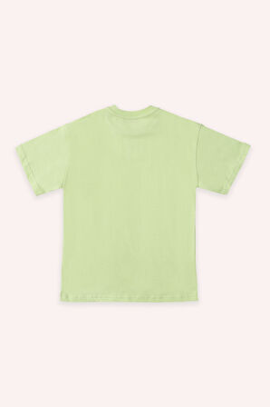Erkek Çocuk Cep Detaylı T-Shirt Ekru