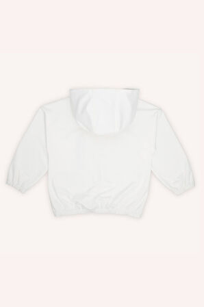 Erkek Çocuk Kapüşonlu Sweatshirt Ekru
