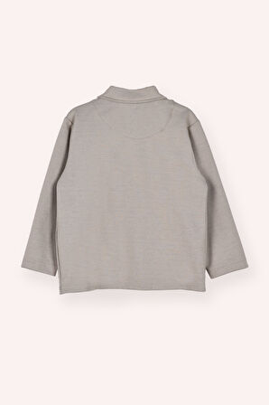 Erkek Çocuk Cep Detaylı Ceket Taş