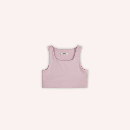 Kız Çocuk Arkası Pencere Detaylı Atlet    