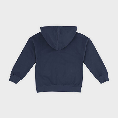 Erkek Çocuk Fermuarlı Sweatshirt Bej