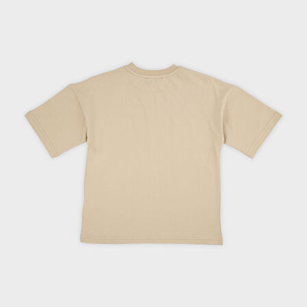 Erkek Çocuk Kısa Kollu T-Shirt Bej