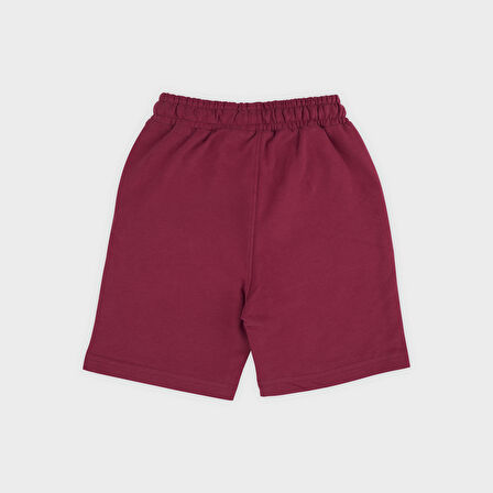 Erkek Çocuk Beli Lastikli Örme Şort Bej