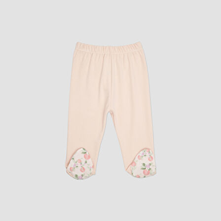 Kız Çocuk Beli Lastikli Patikli Pantolon