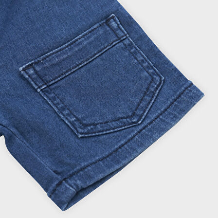 Erkek Çocuk Denım Şort Lacivert