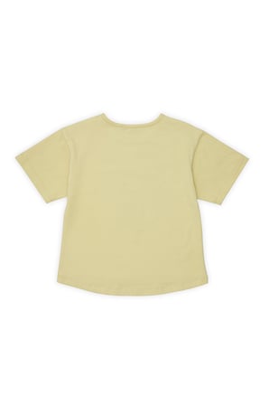 Kız Çocuk Baskı Detaylı T-Shirt Sarı