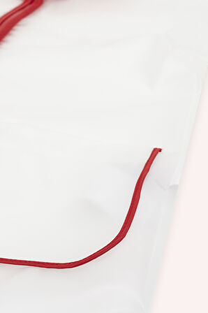 Kız Çocuk Kapüşonlu Yağmurluk Beyaz