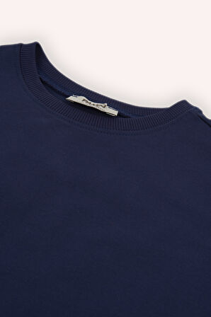 Kız Çocuk Sweatshirt Bej-Melanj