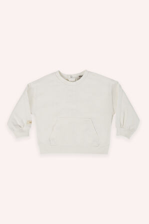 Erkek Çocuk Sweatshirt Bej