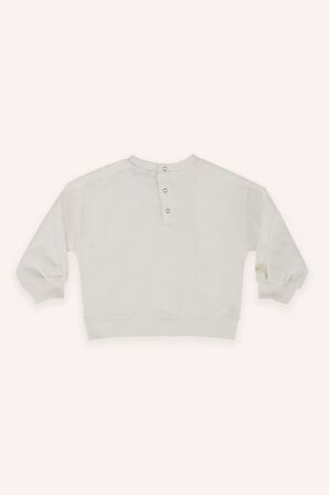Erkek Çocuk Sweatshirt Bej