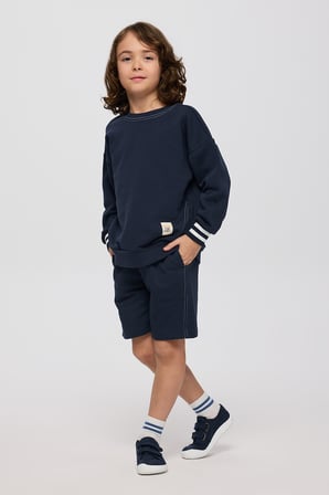 Erkek Çocuk Sweatshirt Lacivert