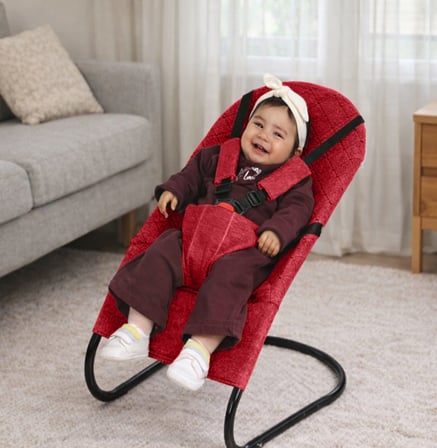 Chubby Baby Soft Lite Katlanabilir Ana Kucağı 5 Nokta Emniyet Kemerli Çantalı