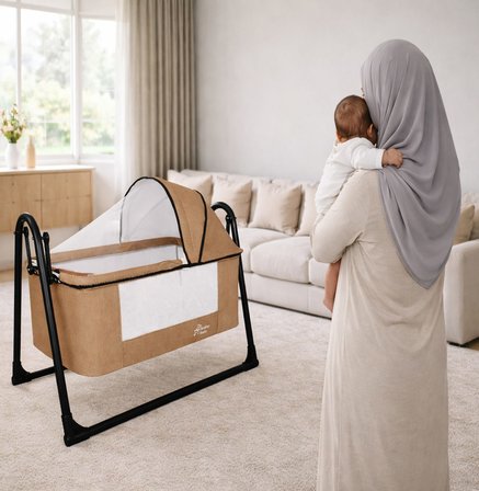 Chubby Baby FirstClass Sallanır Sepet Beşik Sineklikli ve Sünger Yataklı