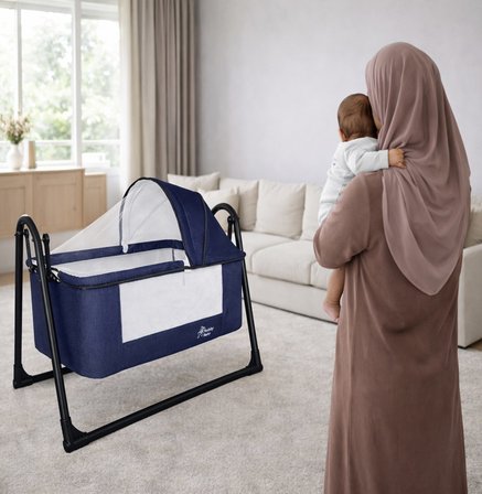 Chubby Baby FirstClass Sallanır Sepet Beşik Sineklikli ve Sünger Yataklı