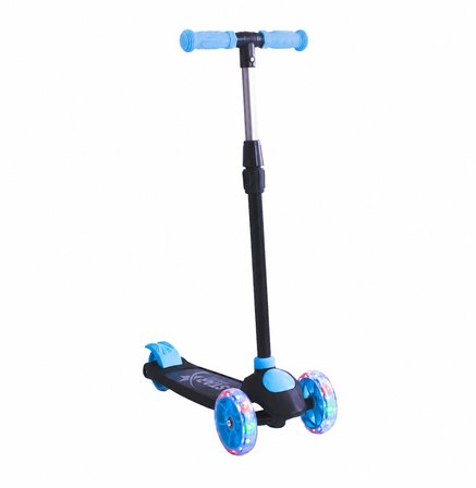 Chubby Baby Işıklı Çocuk Scooter Ayarlanabilir Direksiyonlu Arka Frenli